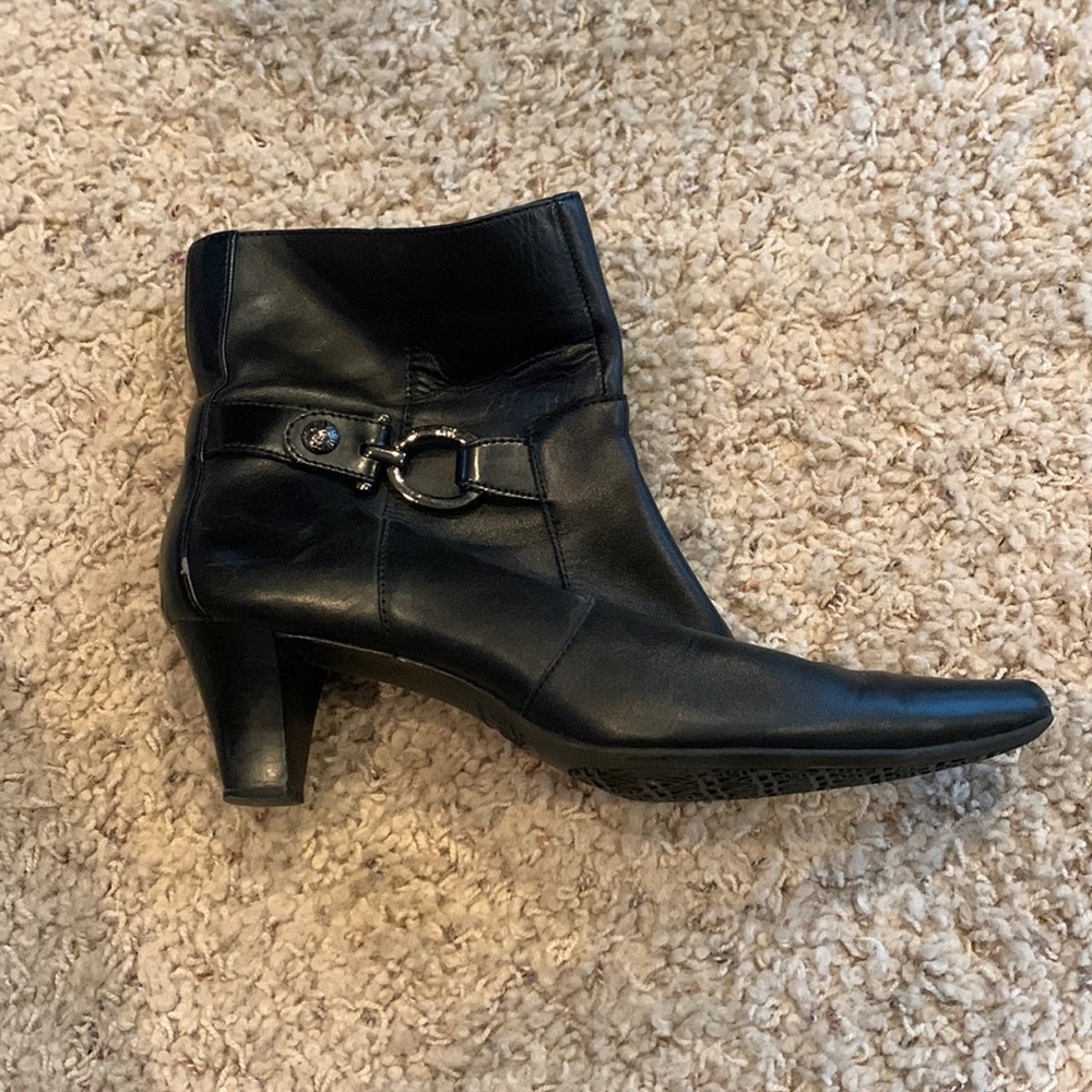 Anne Klein Black Ankle Boot